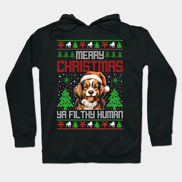 merry christmas ya filthy animal Hoodie by Gigart